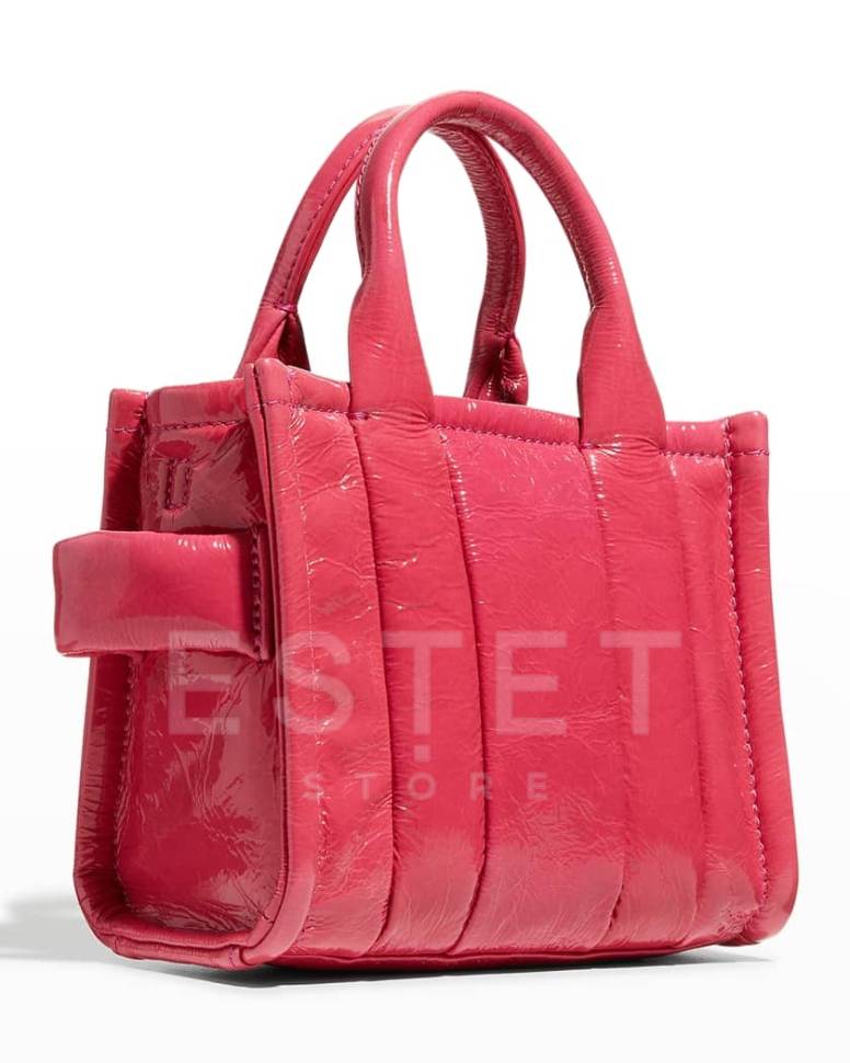 Сумка Marc Jacobs The Shiny Crinkle Micro Розовая