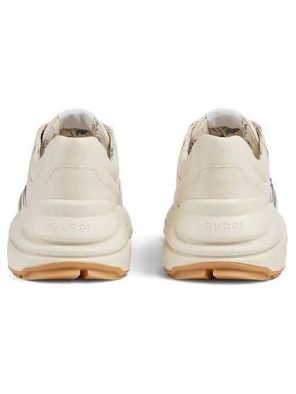 Кроссовки Gucci Rhyton Ny Yankees Бежевые