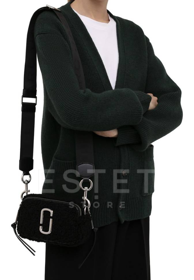 Сумка Marc Jacobs Snapshot Teddy Черная