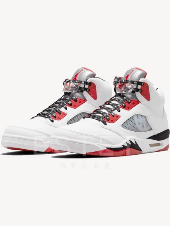 Кроссовки Nike Air Jordan 5 Retro Quai 54 Белые