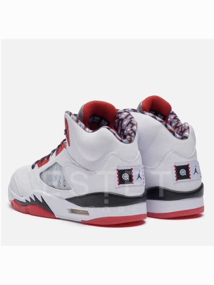 Кроссовки Nike Air Jordan 5 Retro Quai 54 Белые
