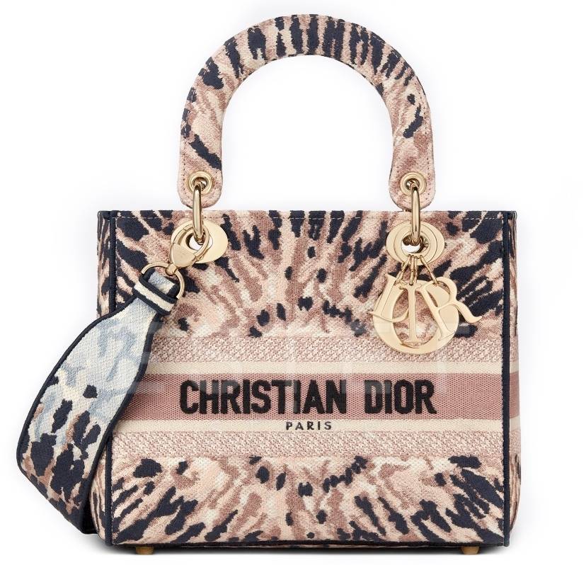 Сумка Dior Lady D-lite Розовая