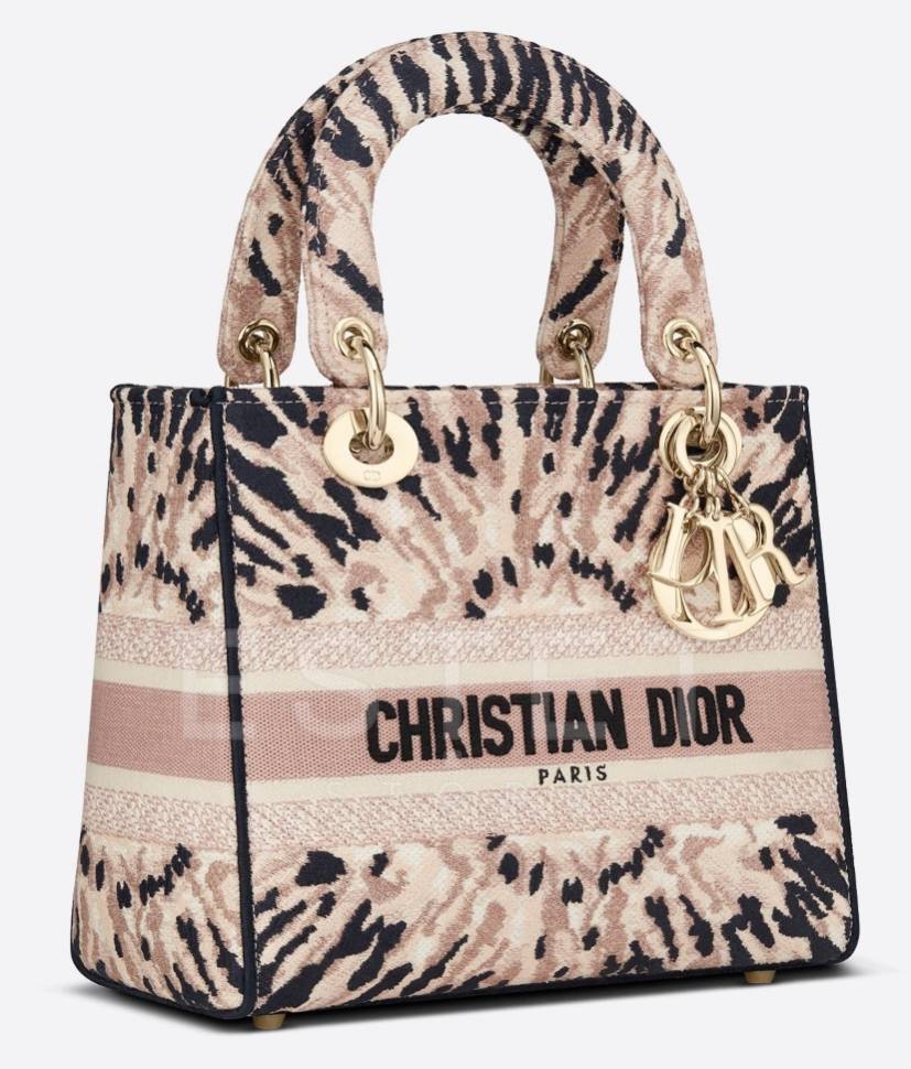 Сумка Dior Lady D-lite Розовая