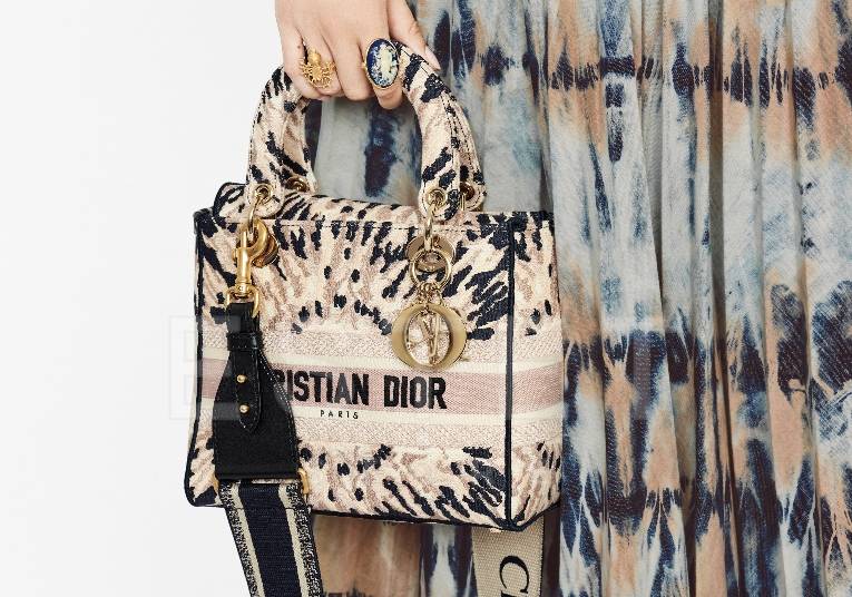 Сумка Dior Lady D-lite Розовая