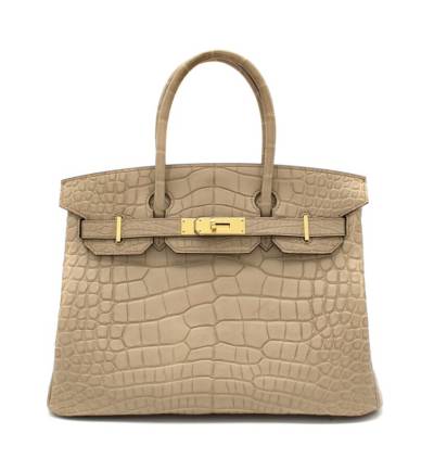 Сумка Hermes Birkin 30 Бежевая