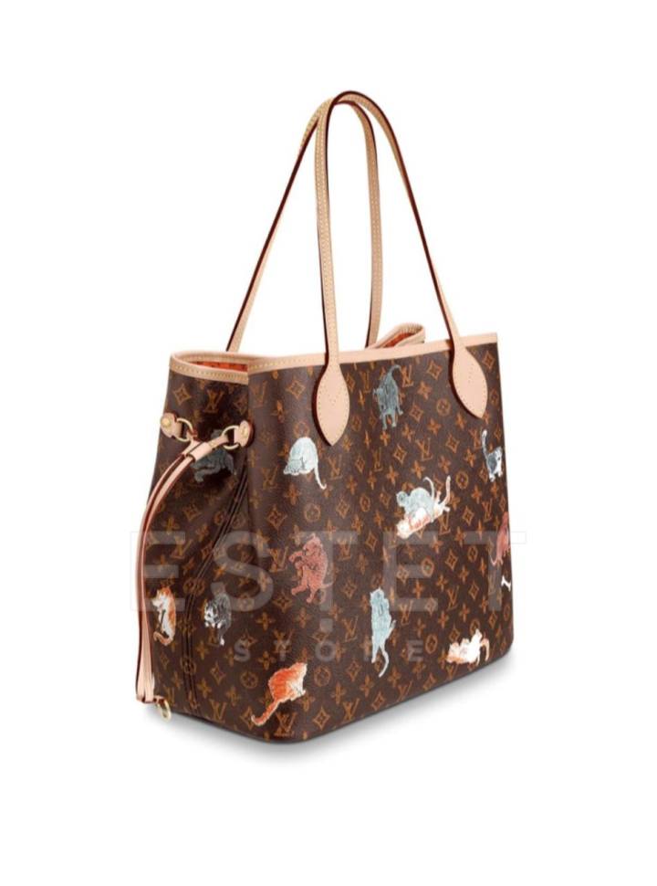 Сумка Louis Vuitton Neverfull Mm Коричневая