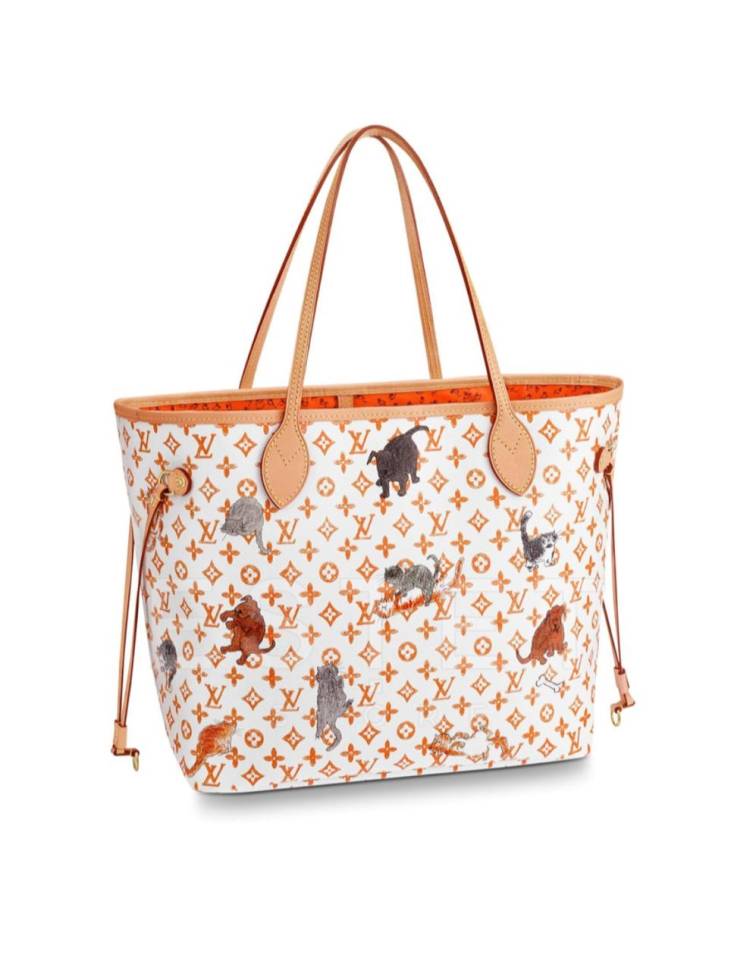 Сумка Louis Vuitton Neverfull Mm Коричневая