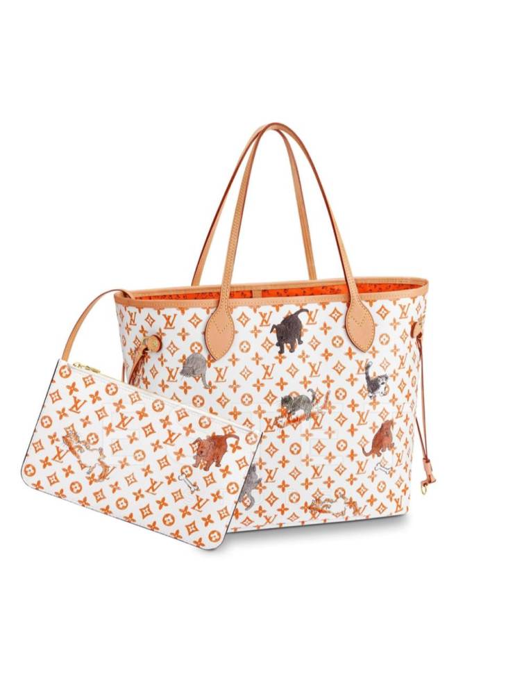 Сумка Louis Vuitton Neverfull Mm Коричневая