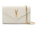 Сумка Saint Laurent Monogram Envelope Белая