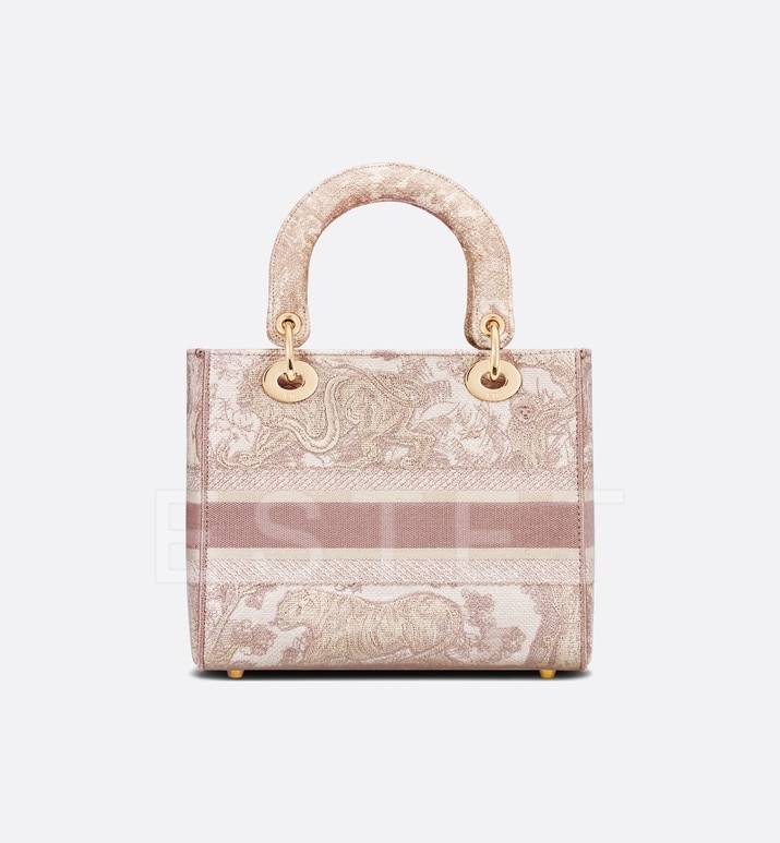 Сумка Dior Lady D-lite Светло-розовая