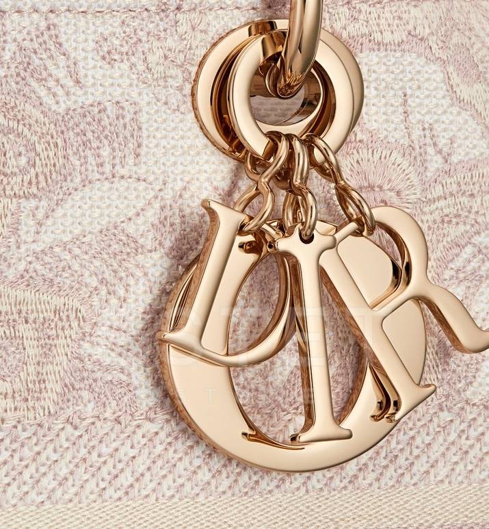 Сумка Dior Lady D-lite Светло-розовая