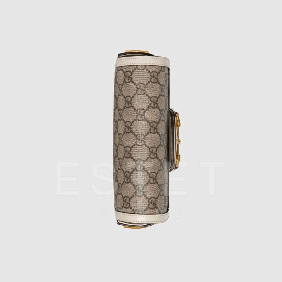 Сумка Gucci Horsebit 1955 Бежевая