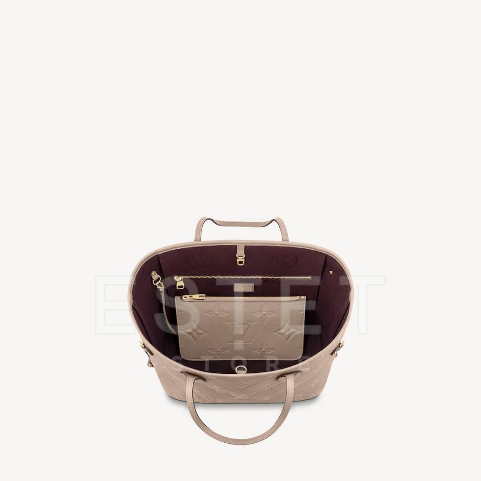 Сумка Louis Vuitton Neverfull Mm Бежевая