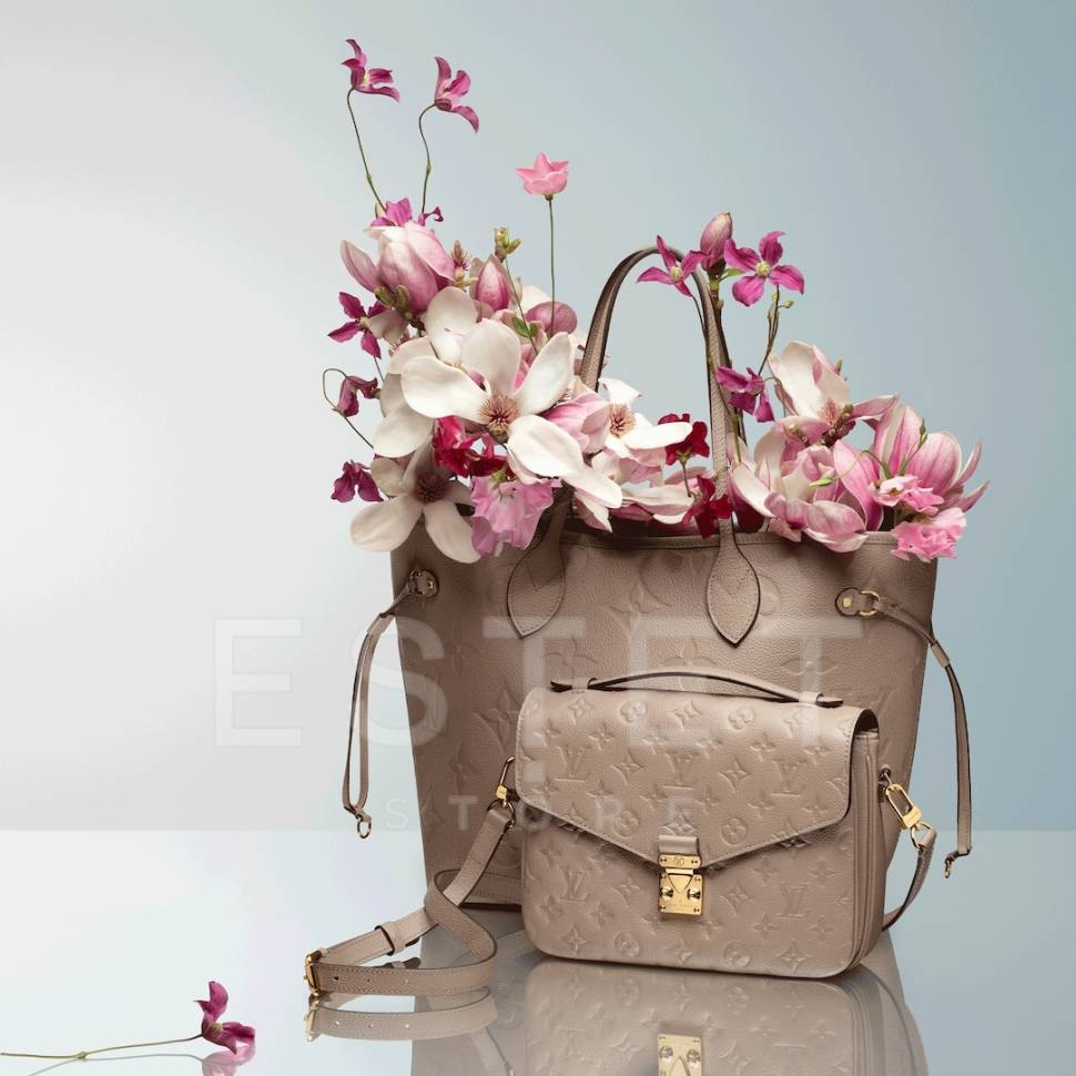 Сумка Louis Vuitton Neverfull Mm Бежевая