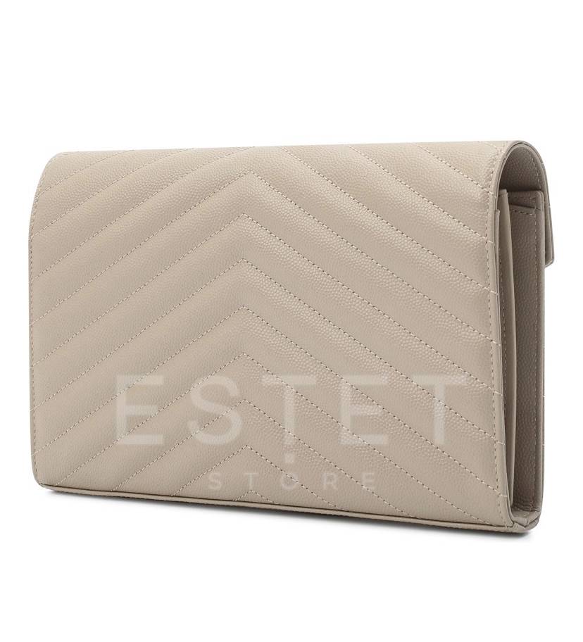 Сумка Saint Laurent Monogram Envelope Бежевая
