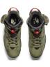 Кроссовки Nike Air Jordan 6 Retro Travis Scott Темно-зеленые