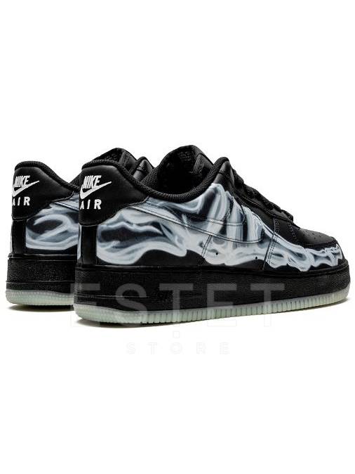 Кроссовки Nike Air Force 1 Skeleton Черные