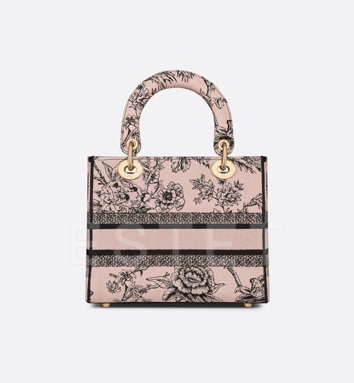 Сумка Dior Lady D-lite Светло-розовая