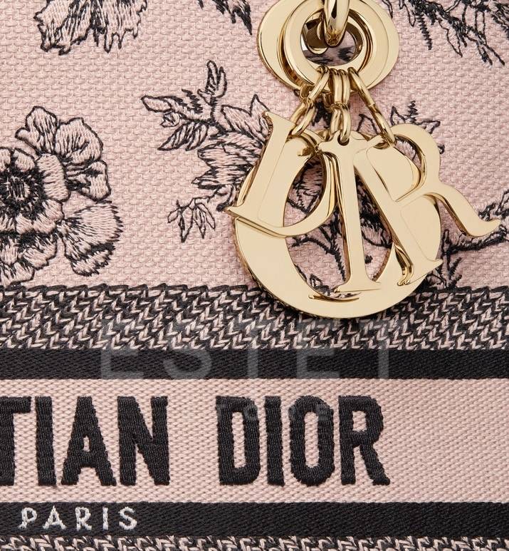 Сумка Dior Lady D-lite Светло-розовая