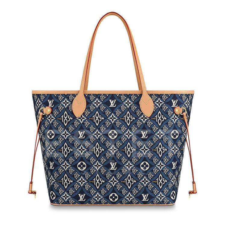 Сумка Louis Vuitton Neverfull Mm Since 1854 Синяя