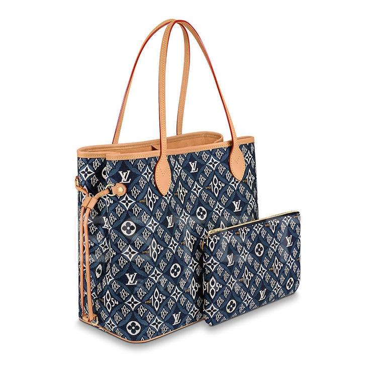Сумка Louis Vuitton Neverfull Mm Since 1854 Синяя