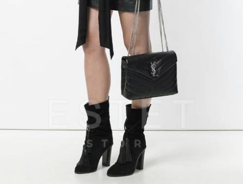Сумка Saint Laurent Loulou Черная