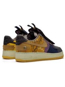 Кроссовки Nike Air Force 1 X Cactus Jack Коричнево-бежевые