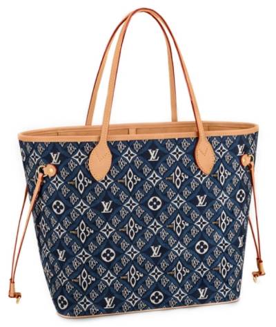 Сумка Louis Vuitton Neverfull Mm Since 1854 Синяя
