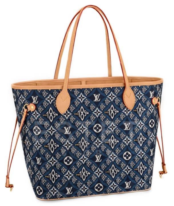 Сумка Louis Vuitton Neverfull Mm Since 1854 Синяя
