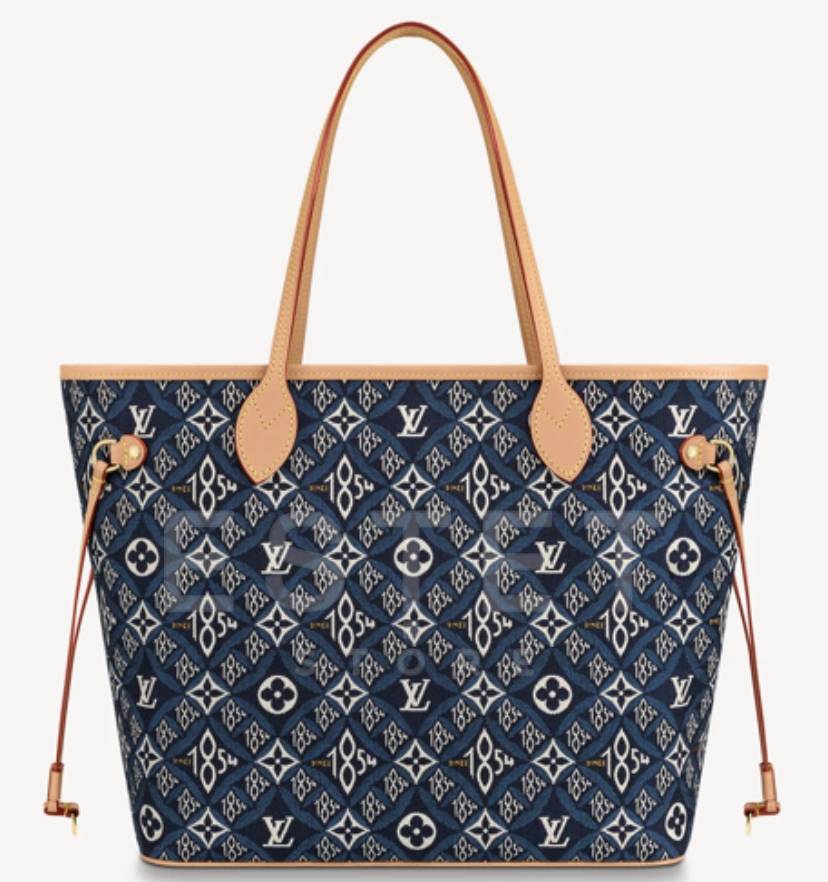 Сумка Louis Vuitton Neverfull Mm Since 1854 Синяя