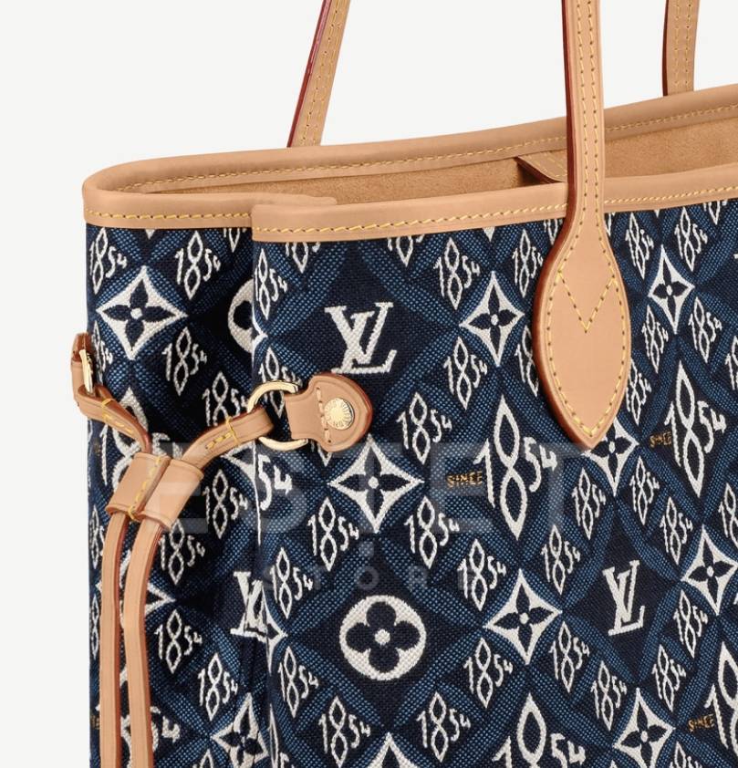 Сумка Louis Vuitton Neverfull Mm Since 1854 Синяя