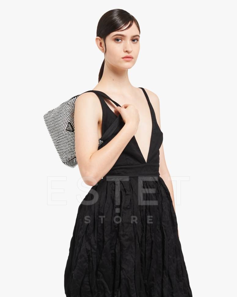 Сумка Prada Серебряная