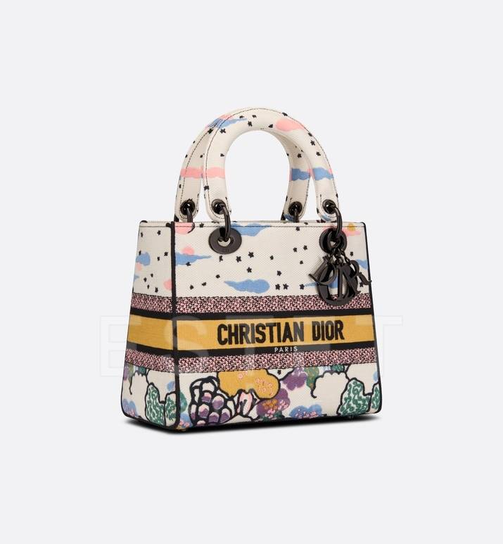 Сумка Dior Lady D-lite Белая