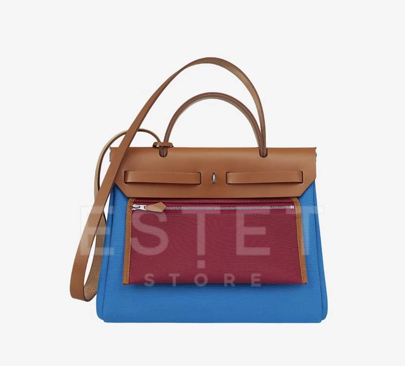 Сумка Hermes Herbag Zip 31 Синяя