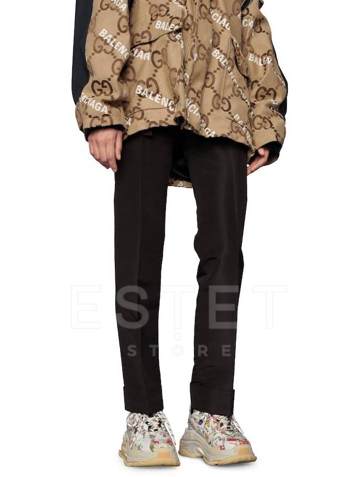 Кроссовки Gucci The Hacker Project Triple S Flora Print Белые