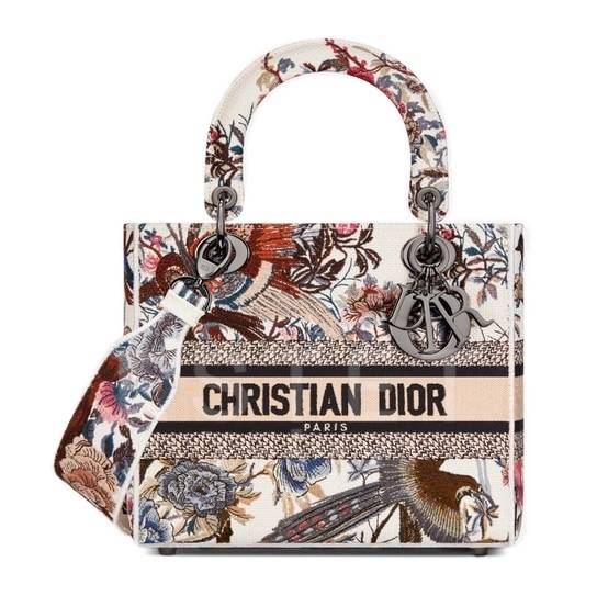 Сумка Dior Lady D-lite Белая