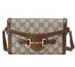 Сумка Gucci Horsebit 1955 Бежевая