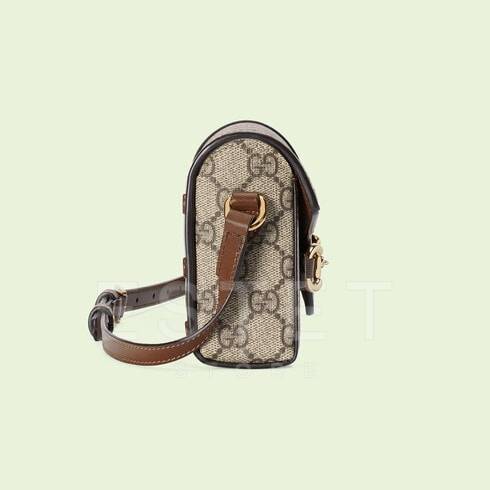Сумка Gucci Horsebit 1955 Бежевая