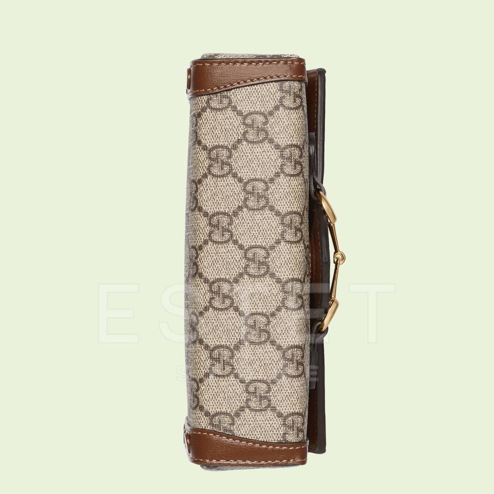 Сумка Gucci Horsebit 1955 Бежевая