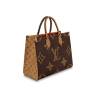 Сумка Louis Vuitton Onthego Mm Коричнево-бежевая