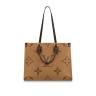 Сумка Louis Vuitton Onthego Mm Коричнево-бежевая