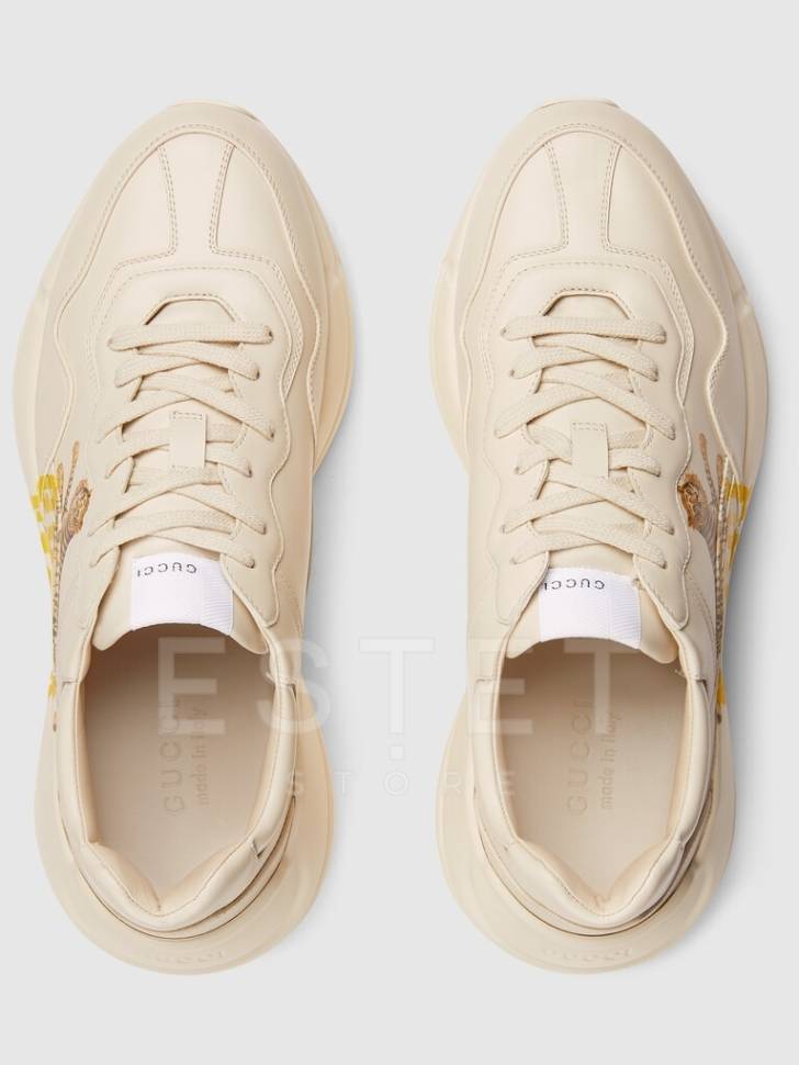 Кроссовки Gucci Tiger Бежевые