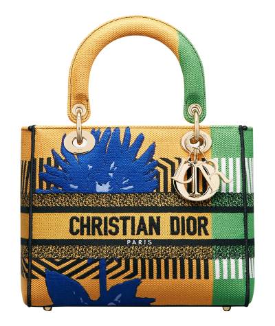 Сумка Dior Lady D-lite Желтая