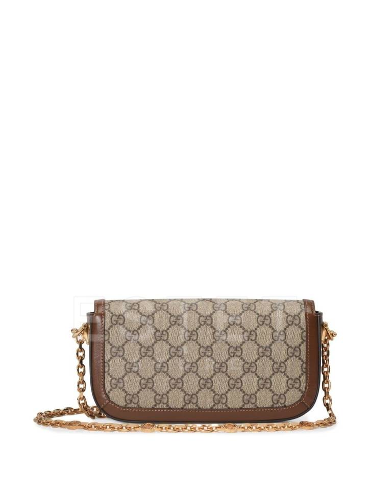 Сумка Gucci Horsebit 1955 Бежевая