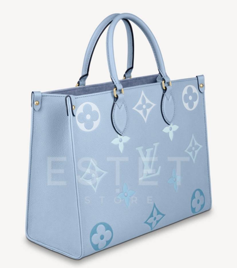 Сумка Louis Vuitton Onthego Mm Голубая