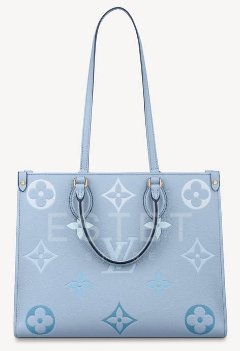 Сумка Louis Vuitton Onthego Mm Голубая
