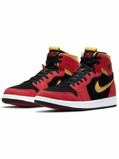 Кроссовки Nike Air Jordan 1 High Zoom Air Cmft Black Chile Red Красные