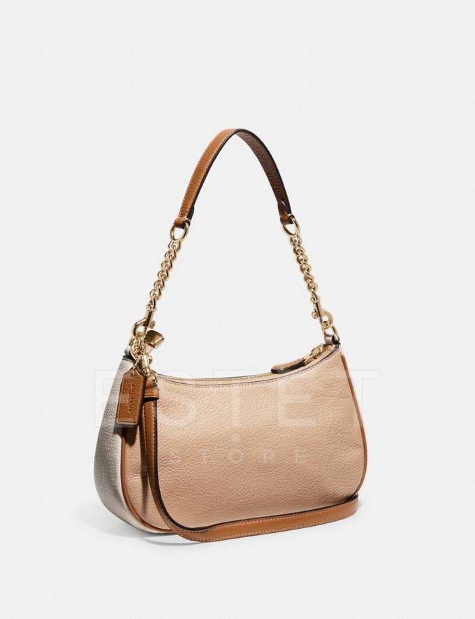 Сумка Coach Teri Бежевая