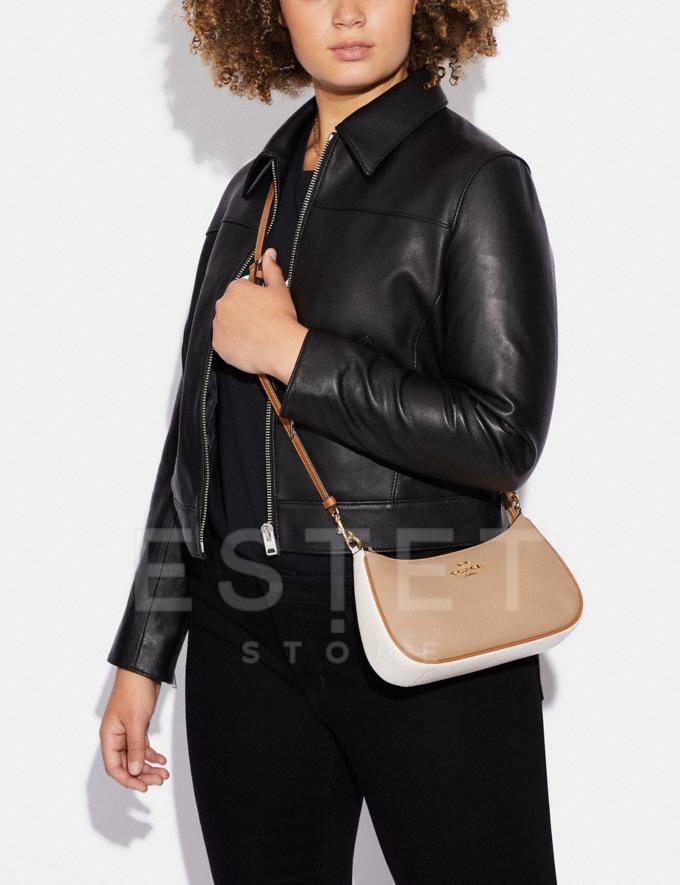 Сумка Coach Teri Бежевая