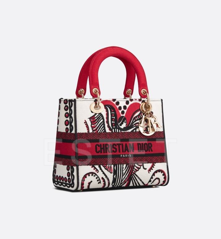 Сумка Dior Lady D-lite Красная